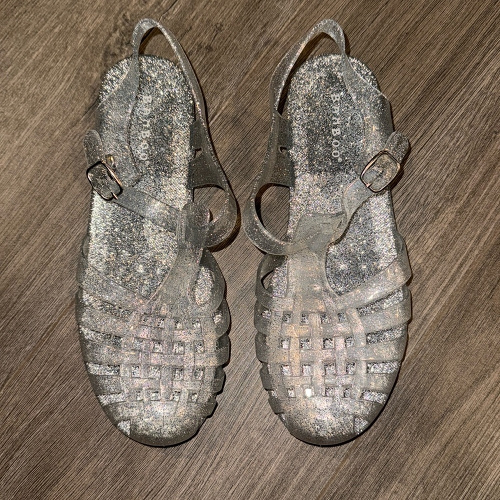 New bamboo jelly sandals size 7/38